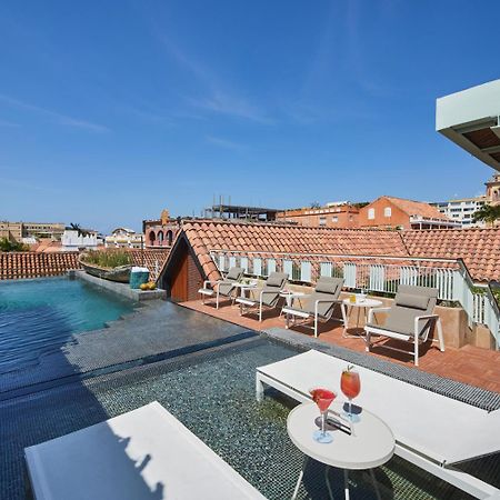 Hotel Boutique Casona Del Colegio Cartagena المظهر الخارجي الصورة Rooftop pool