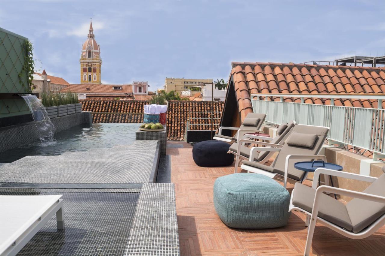 Hotel Boutique Casona Del Colegio Cartagena المظهر الخارجي الصورة Rooftop pool at Hotel AC Palacio de Euskera