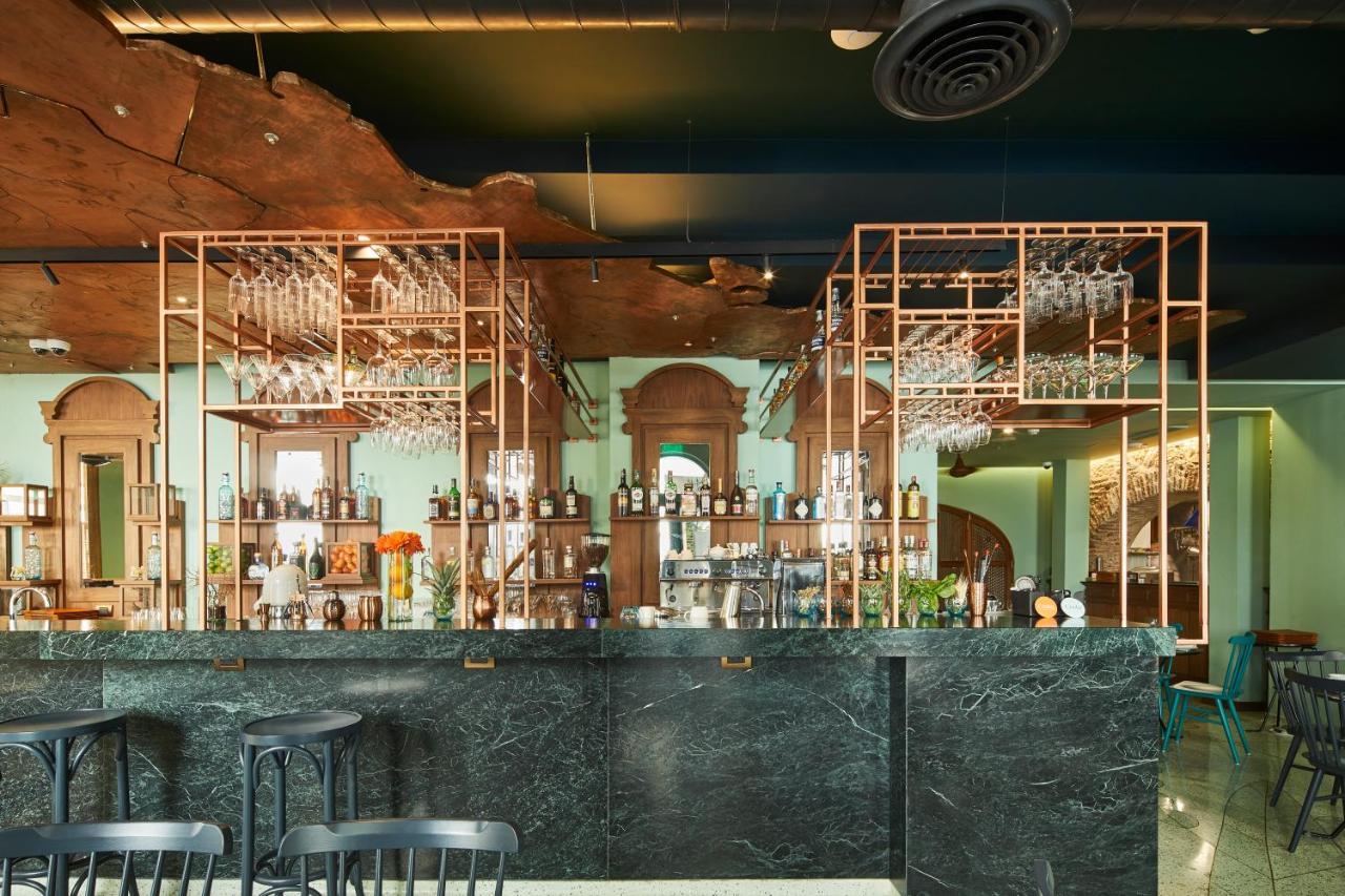 Hotel Boutique Casona Del Colegio Cartagena المظهر الخارجي الصورة The bar at the restaurant