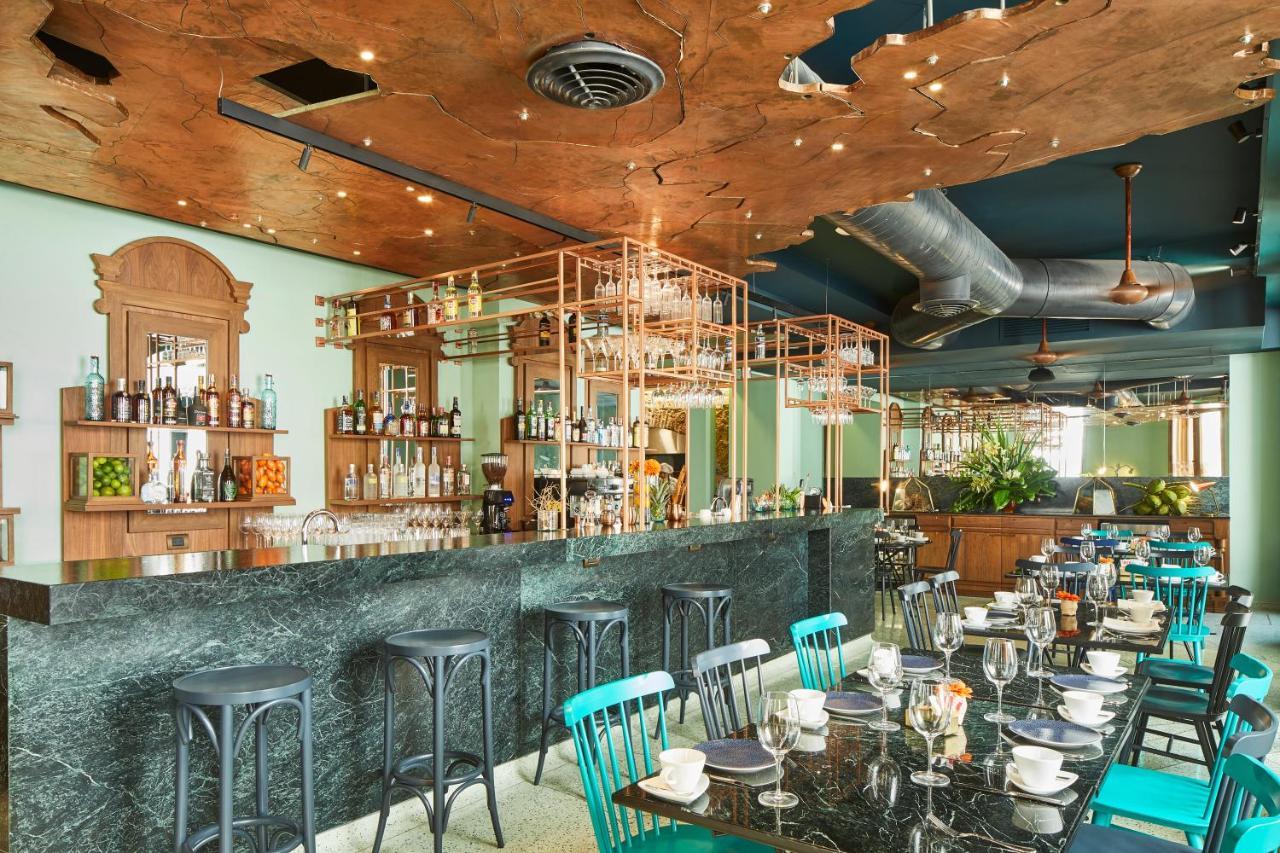 Hotel Boutique Casona Del Colegio Cartagena المظهر الخارجي الصورة The interior of the restaurant
