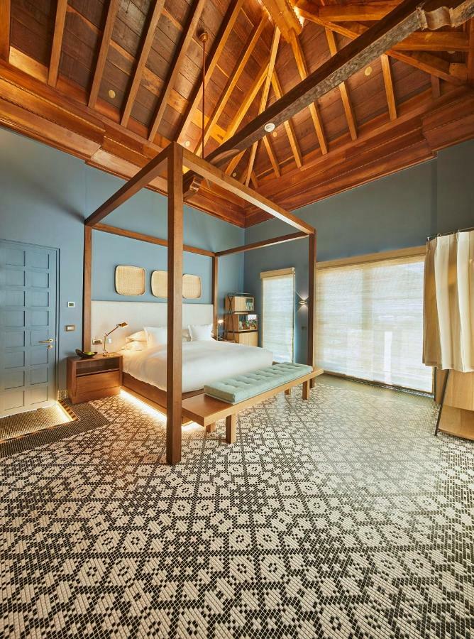 Hotel Boutique Casona Del Colegio Cartagena المظهر الخارجي الصورة A bedroom at the hotel