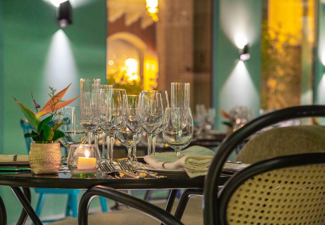 Hotel Boutique Casona Del Colegio Cartagena المظهر الخارجي الصورة Restaurant in the hotel