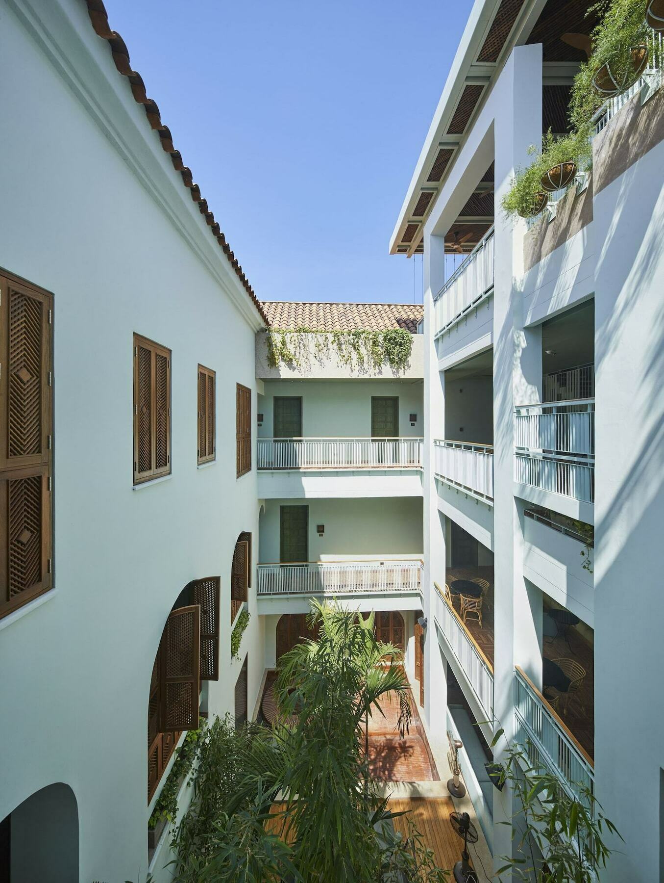 Hotel Boutique Casona Del Colegio Cartagena المظهر الخارجي الصورة The courtyard of the hotel